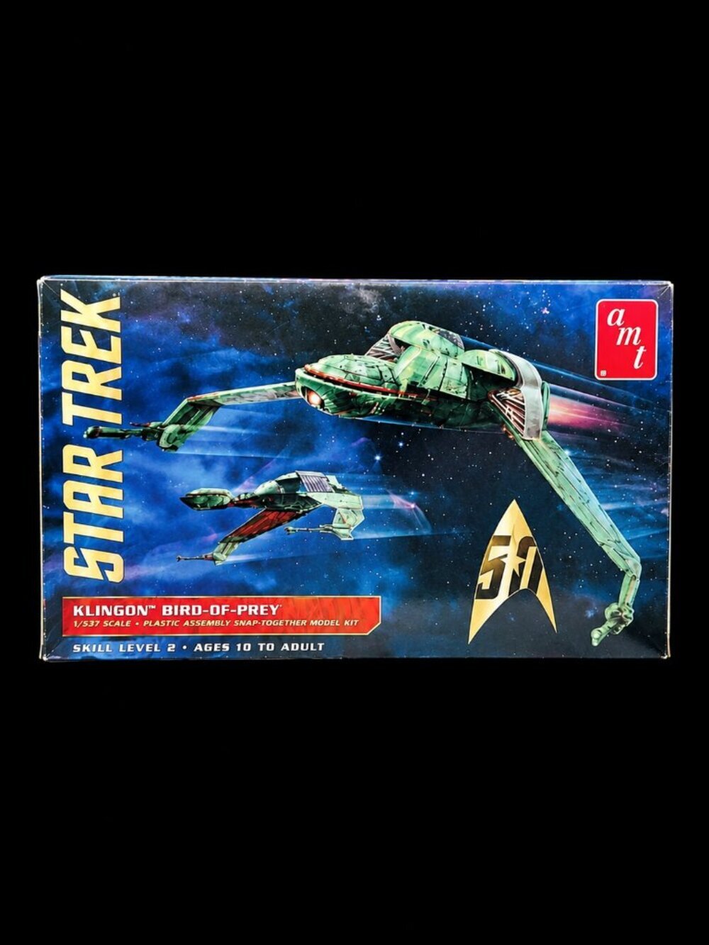 NIB! AMT Star Trek Klingon Bird of Prey 50th Anniversary Model Kit